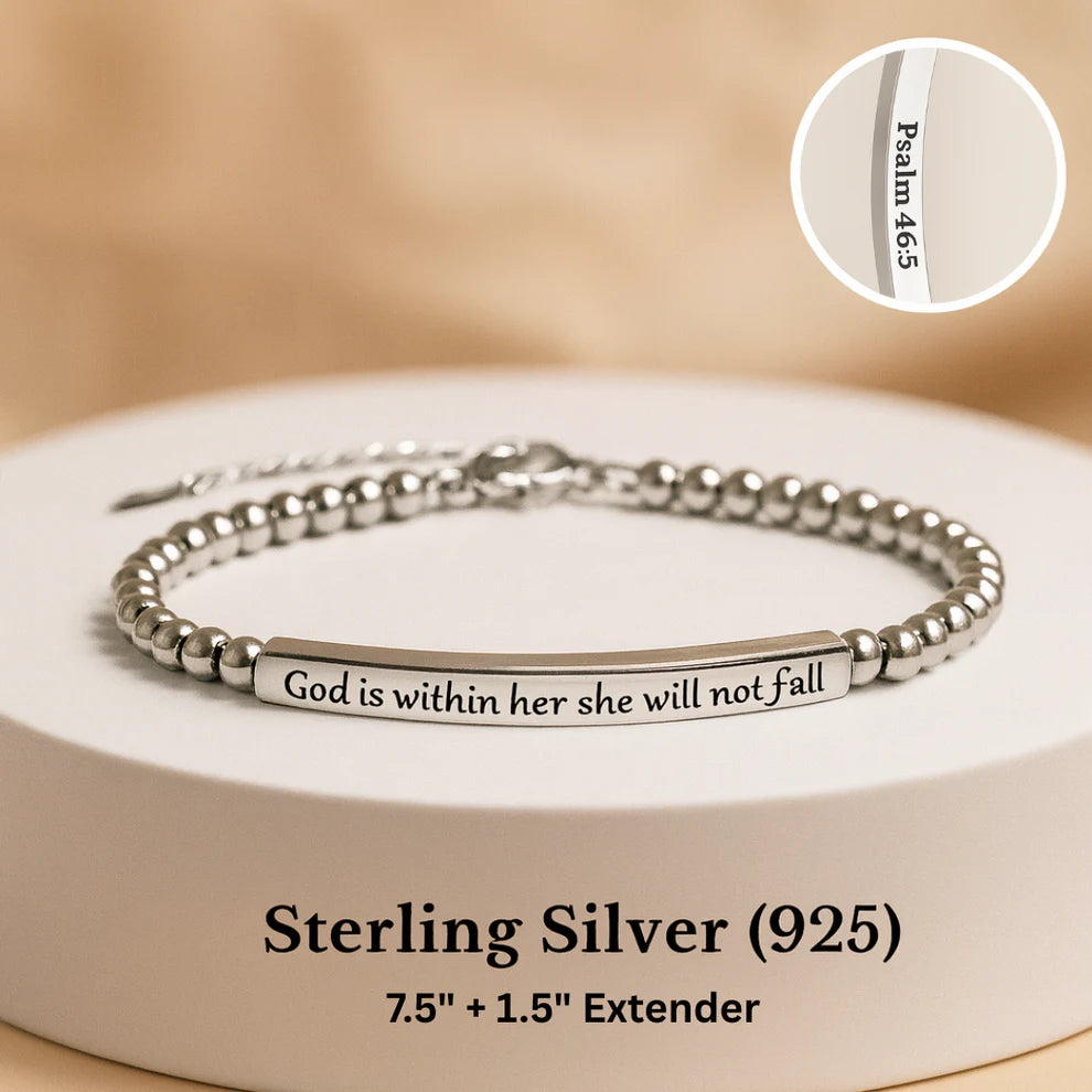God is within her Bracelet