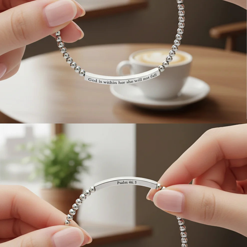 God is within her Bracelet
