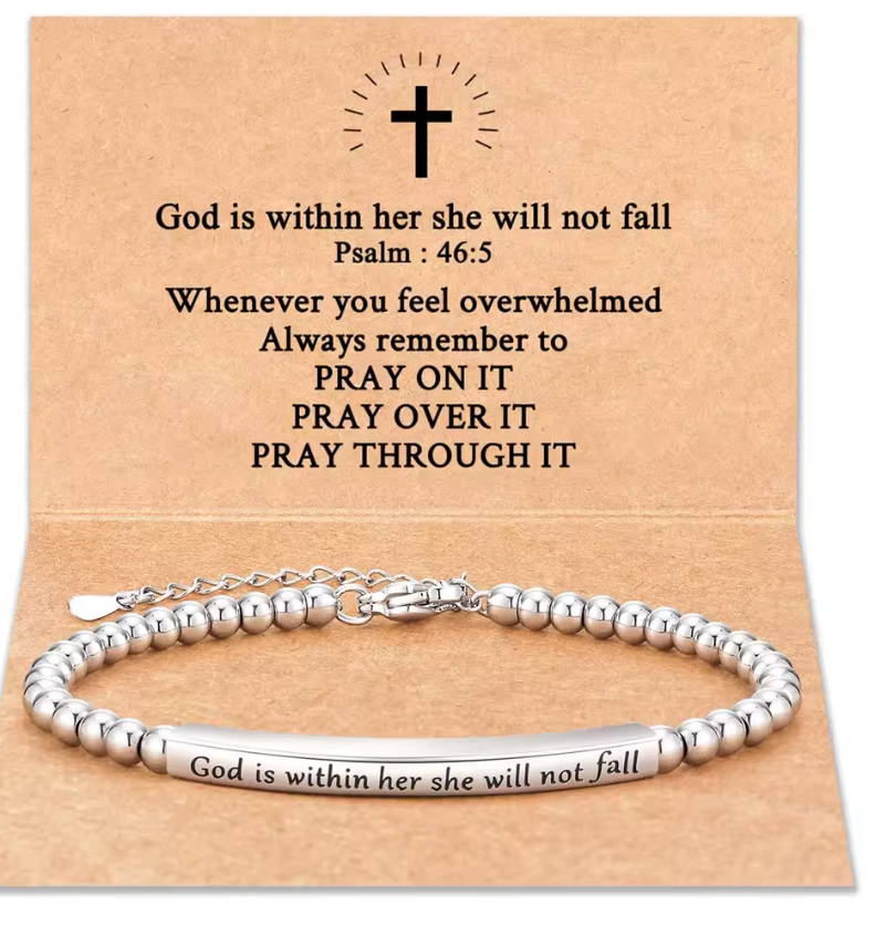 God is within her Bracelet
