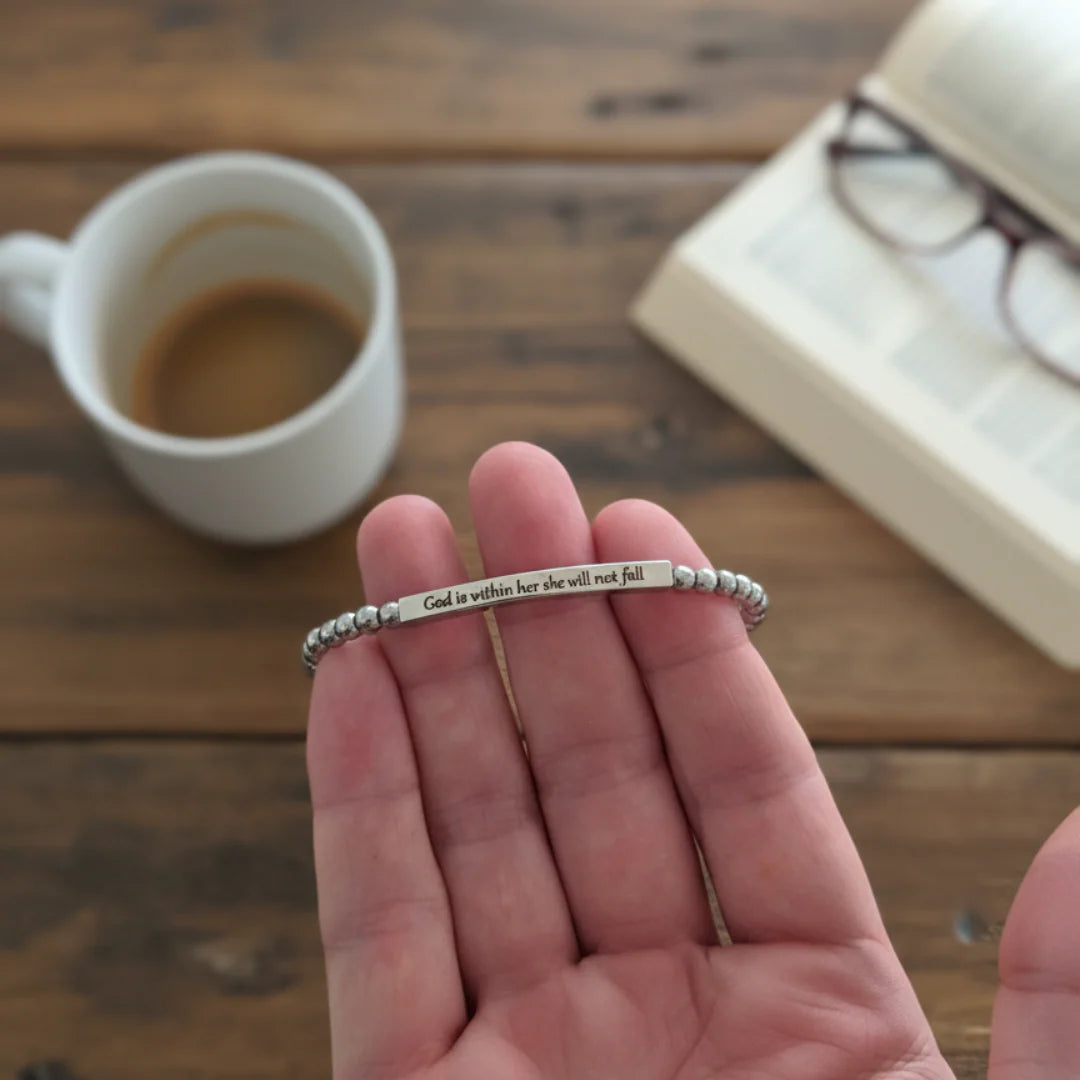 God is within her Bracelet