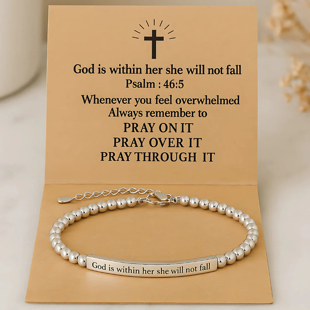 God is within her Bracelet