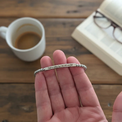 God is within her Bracelet